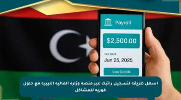 أسهل طريقة لتسجيل راتبك عبر منصة وزارة المالية الليبية مع حلول فورية للمشاكل